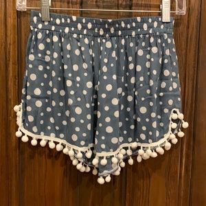 inc designs Blue Polka Dot Shorts